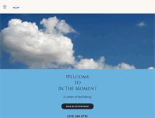 Tablet Screenshot of inthemomentmassage.com